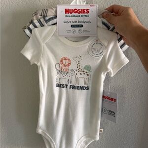 White Best Friends Bodysuit